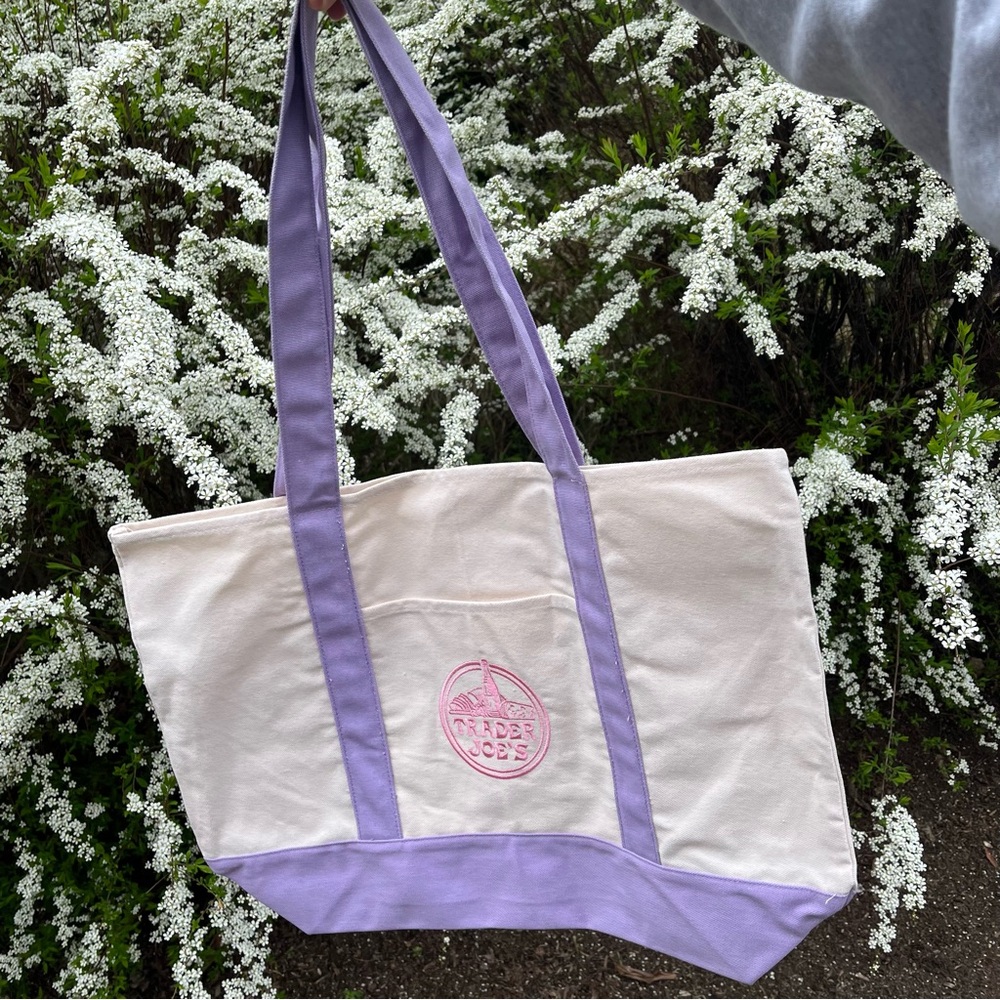Large Trader Joe’s Canvas Tote Bag